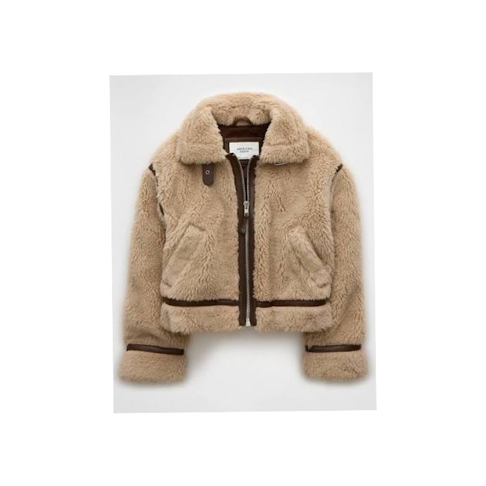 AE Teddy Biker Jacket 🧥 - Picture 2 of 5